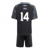 Baby Fußballbekleidung Aston Villa Pau Torres #14 Auswärtstrikot 2025-26 Kurzarm (+ kurze hosen)
